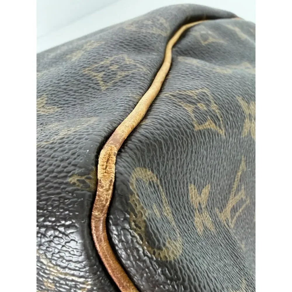 Louis Vuitton Monogram Speedy 35 Bag in Brown Coated Canvas 2006 S - Picture 7 of 16